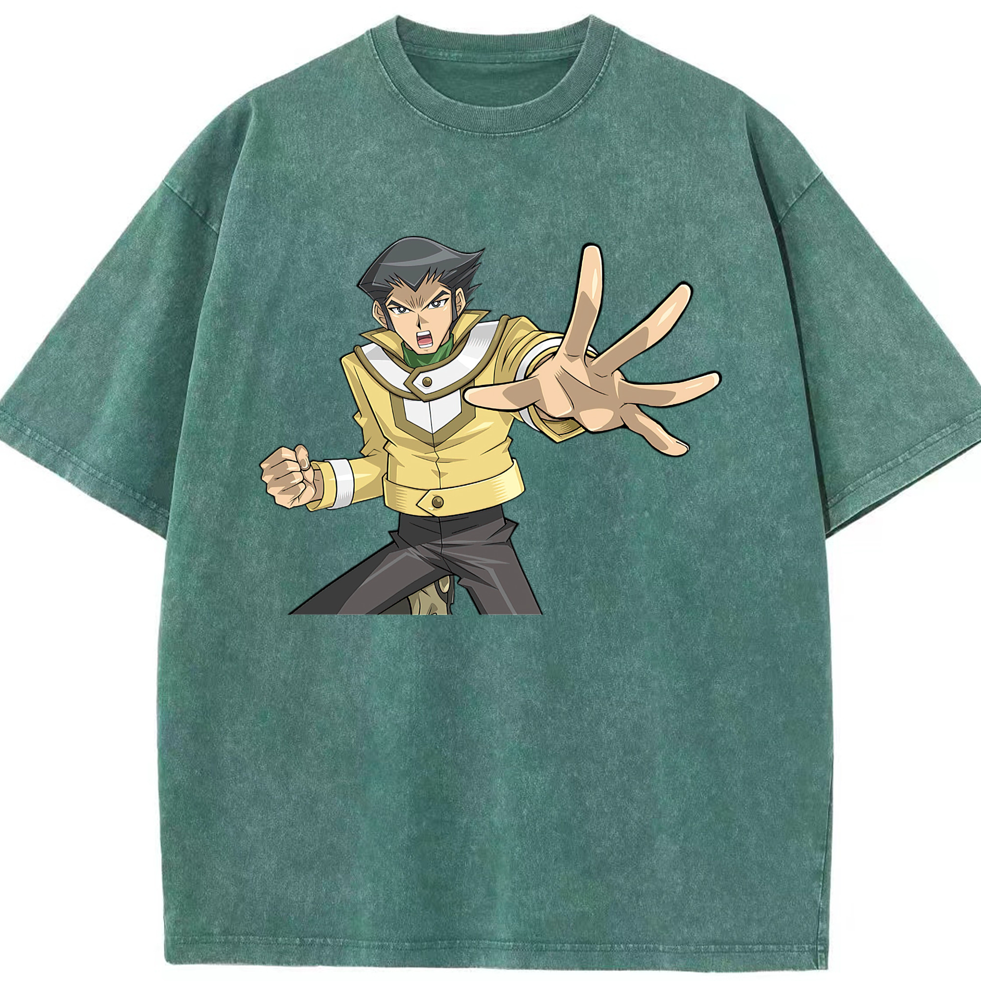 （画像用） 遊☆戯☆王 Yu-Gi-Oh! 綿100% ヴィンテージ風 半袖Tシャツ（フロントプリント）